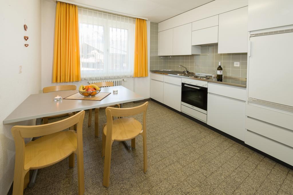 Ferienwohnung Postgebäude Grächen Exterior foto