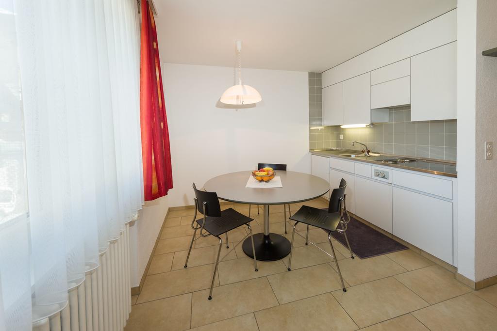 Ferienwohnung Postgebäude Grächen Exterior foto